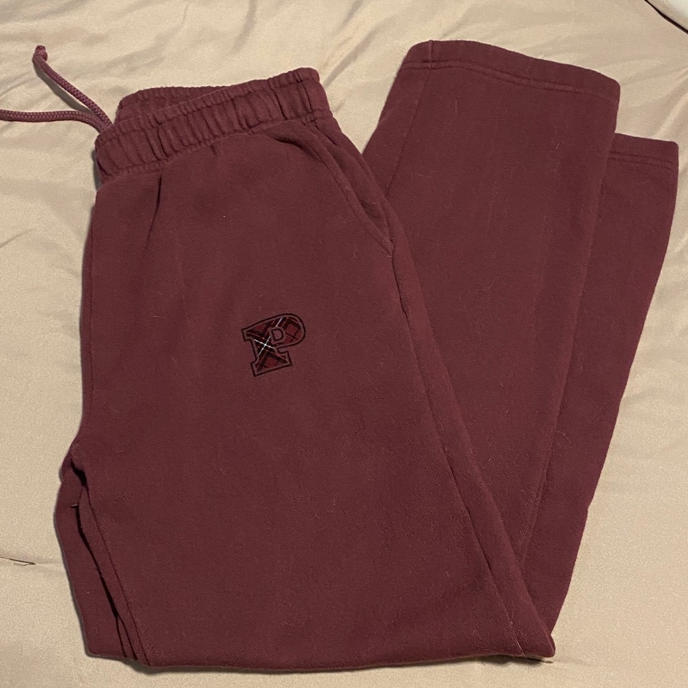PINK Victoria's Secret Maroon Sweatpants